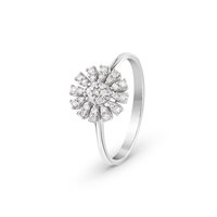 Anello Bliss Donna Bl girasole in Oro bianco Diamante 20111388